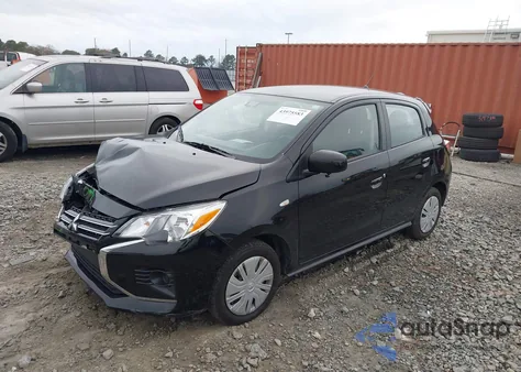 2024 Mitsubishi Mirage Es/Le from USA, damaged, VIN ML32AUHJ2RH022903